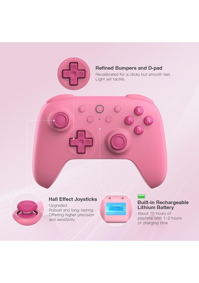8bitdo Ultimate 2c Bluetooth Controller For Switch 2, Switch/oled/lite, Hall Effect Joysticks, Non-linear Digital Trigge