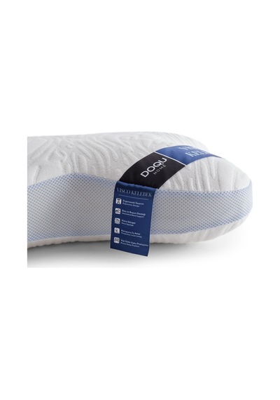 Doqu Visco Kelebek Yastık 055x046 Beyaz