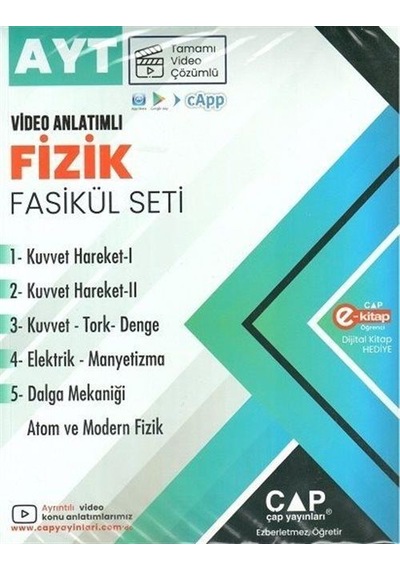 2023 AYT Fizik Seti- Çap Yayınları