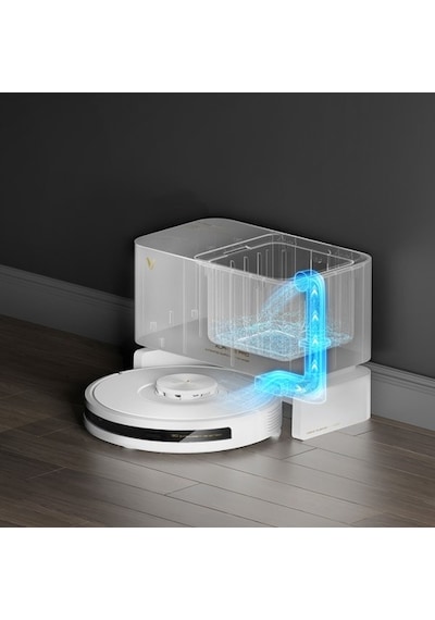 Viomi Alpha 2 Pro Toz Boşaltma Üniteli Niteli Akıllı Robot Süpürge Beyaz