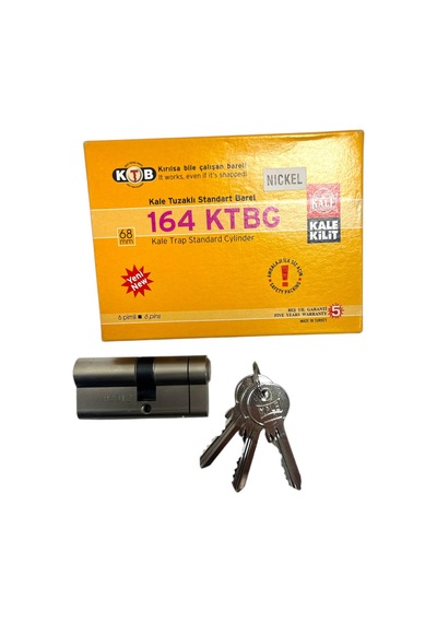 Kale 164/ktbg Bilyalı Tuzaklı Sistem Barel -ahşap Ve Çelik Kapı Göbeği - 68mm