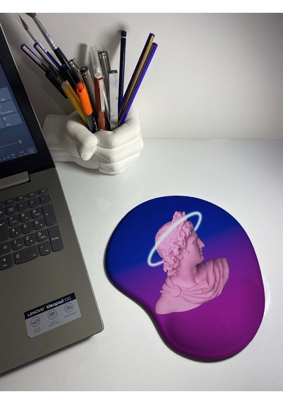 Retro 3d 1802 Bilek Destekli Mouse Pad Mousepad