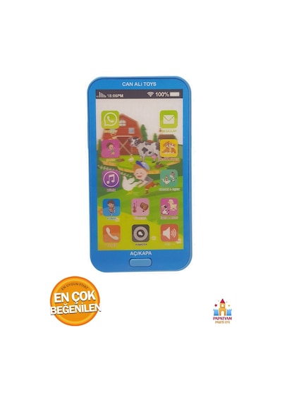 Pembe Dokumatik Cep Telefonu: 12 Fonksiyonlu Eğitici Oyuncak