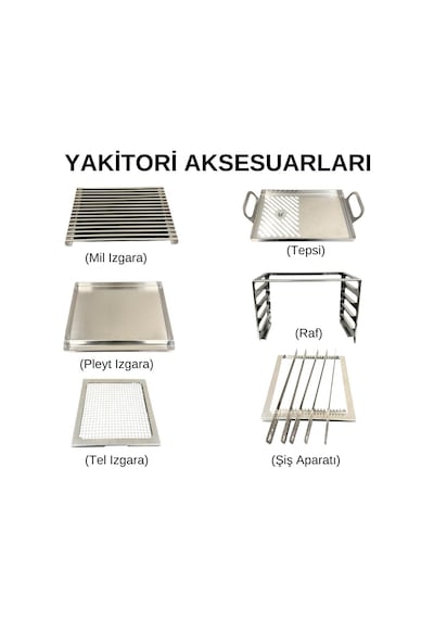 Yakitori Sunum Izgara 35 Cm Diğer