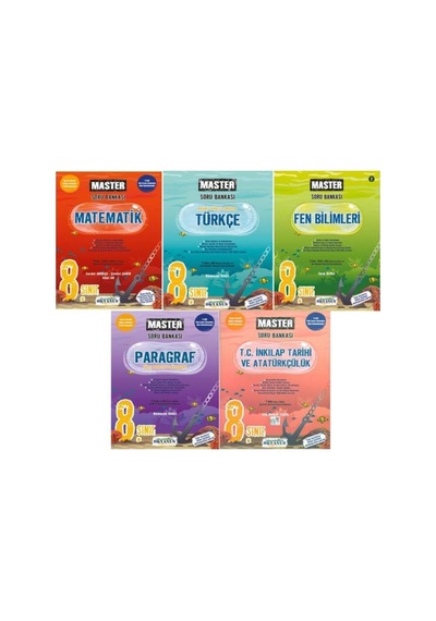 Okyanus Master Türkçe Fen Matematik Inkılap Paragraf 8.Sınıf