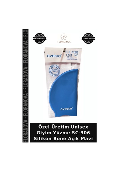 Özel Üretim Unisex Giyim Yüzme Sc-306 Silikon Bone Açık Mavi