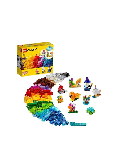 LEGO® Classic Yaratıcı Şeffaf Yapım Parçaları 11013 4+ Yaratıcı Oyuncak Yapım Seti - 500 Parça
