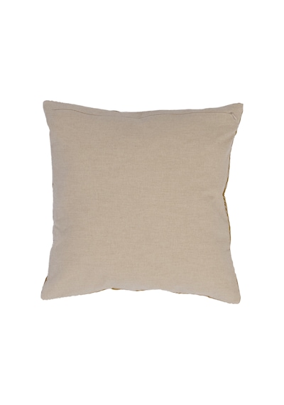 Yargıcı Ginko Desenli Kadife Kare Yastık 45x45 Cm 26knht1005c St