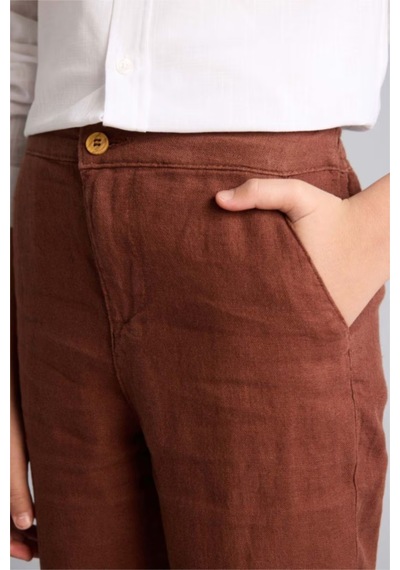 Defacto %100 Keten Pantolon Erkek Çocuk G5094A826SP