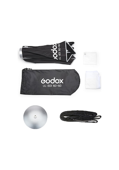 Godox - Ul-60 60x60cm Kolay Kurulum Softbox Siyah