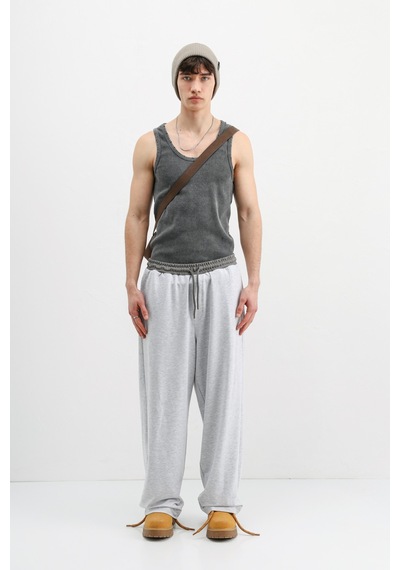 Vamos Baggy Fit Eşofman Alt V80-41 Karmelanj