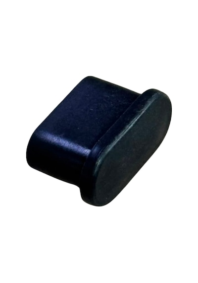 Cateksss 15x30 Mm Elips Bombeli Profil Tapası Siyah - 20 Li Paket