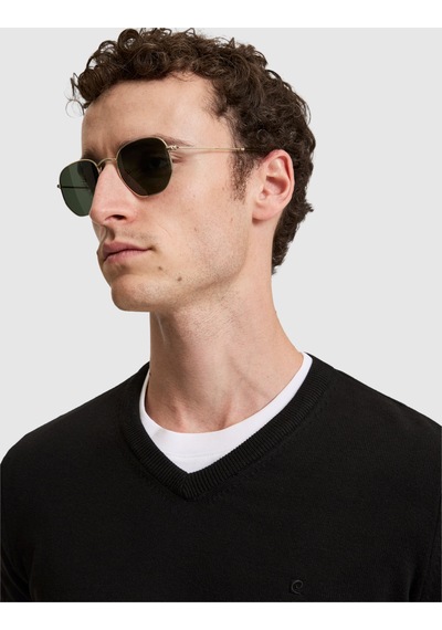 Pierre Cardin Siyah Slim Fit Basic Kazak 50315510-vr046