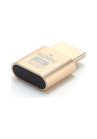 Hdmı 4k Uhd Dummy Plug Minning Bitcoin Sanal Monitör Ekran Kartı Emülatörü Maksimum Çözünürlük 4k Uhd 4096 X 2