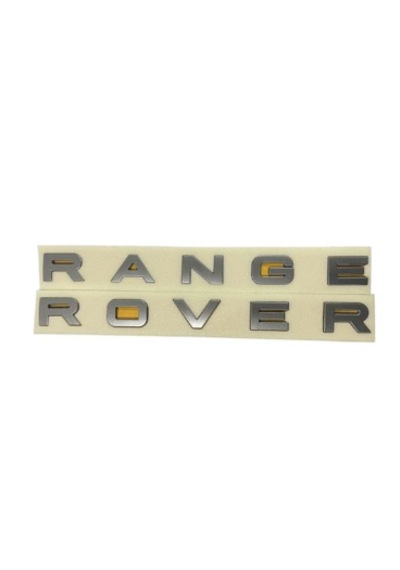 Ön Kaput Üstü Yazı Range Rover Koyu Gri Range Rover Koyu Gri