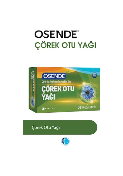 Osende Çörek Otu Yağı 30 Yumuşak Kapsül