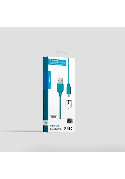 Ttec Micro Usb Kablosu 120Cm Turkuaz 2Dk7530Tz (434465686)