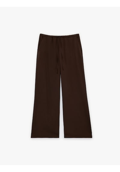 Koton Cepli Rahat Kalıp Viskon Karışımlı Beli Bağcıklı Geniş Paça Pantolon Kahverengi 6sal40047ıw Kahve Koton Cepli Rahat Kalıp Viskon Karışımlı Beli Bağcıklı Geniş Paça Pantolon Kahverengi 6sal40047ıw Kahve