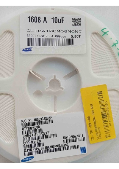 Cl10a106m08nqnc 10mf 25v 603 Samsung Uyumlu 70 Adet
