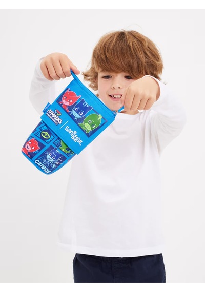Smıggle Pj Masks Pija Maskeliler İç İçe Geçebilen Katlanır Kalem Kutusu Mavi