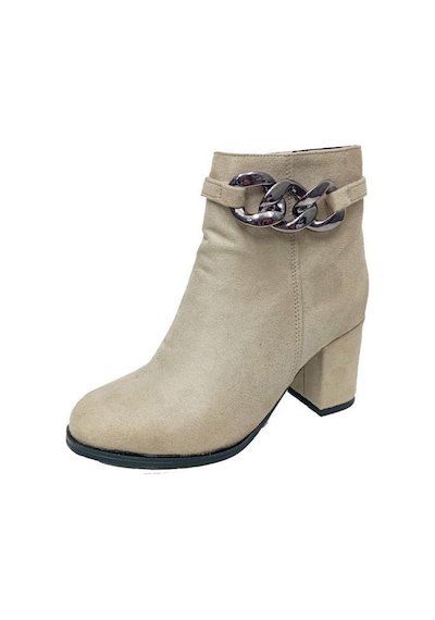 Emay 509 Süet Trend Fashion Kadın Bot Bej