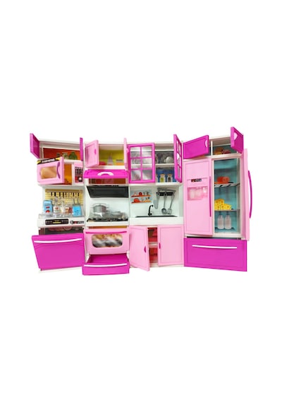 4 Lü Mutfak Seti Kitchen Set Kız Oyuncak 4 Ünite