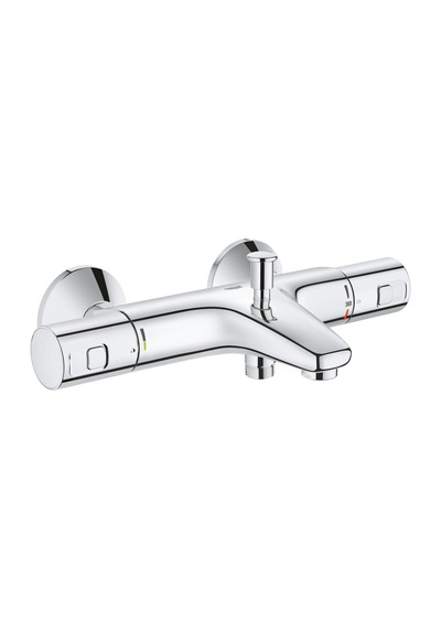 Precision Start Termostatik Banyo Bataryası, Su Tasarruflu, Krom, 34598000 Altın - Beyaz
