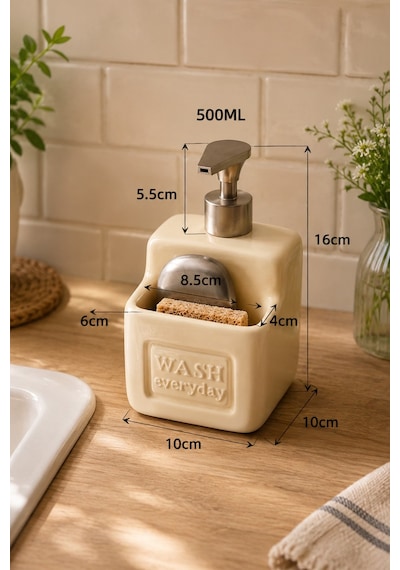 Perotti Ashton Grey Sıvı Sabunluk 500 ML