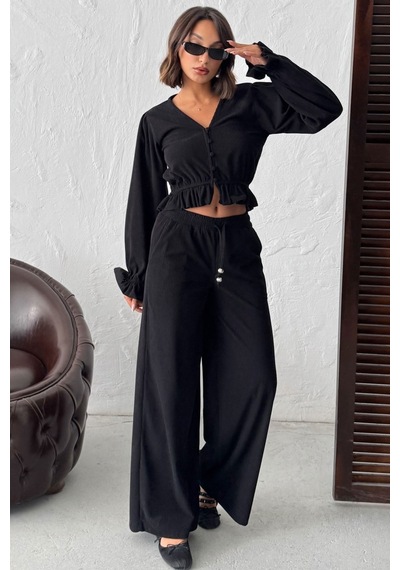 Verymoda Fitilikadife Pantolon F1996 Siyah