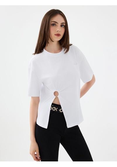 LOFT Regular Fit Kadın Tshirt K.kol Lf2040223 Q1.v1 Beyaz