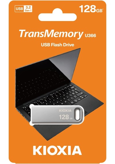 Kıoxıa Transmemory U366 128gb Usb Bellek Usb 3.2 Gen 1, Metal Diğer
