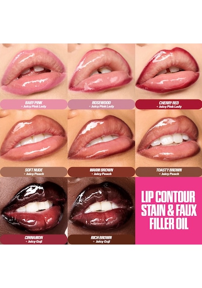Huda Beauty Lip Contour Lip Stain - Dudak Kalemi Cinnamon Diğer