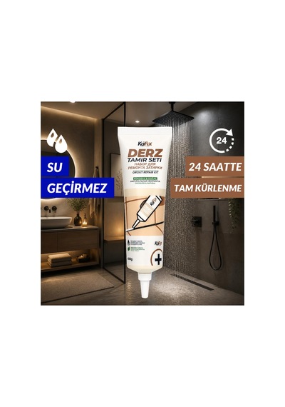 Hazır Derz Dolgu Tüpü Krem 400 Gr Hızlı Kuruyan Derz Tamir Ve Yenileme Tüpü