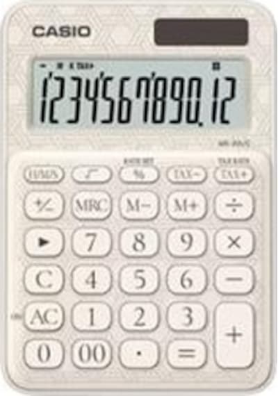 Casio Ms-20uc-jwe 12 Hane Beyaz Desenli Masa Üstü Hesap Makinesi Diğer