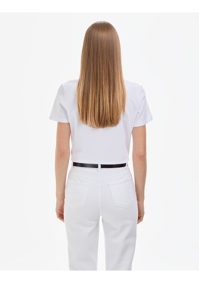 Pierre Cardin Kadın Beyaz Tişört Basic 50326875-vr013