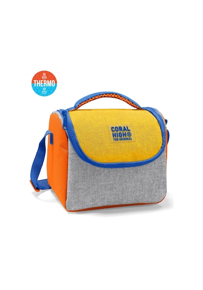 Coral High Kids Gri Sarı Thermo Beslenme Çantası 37121 Gri