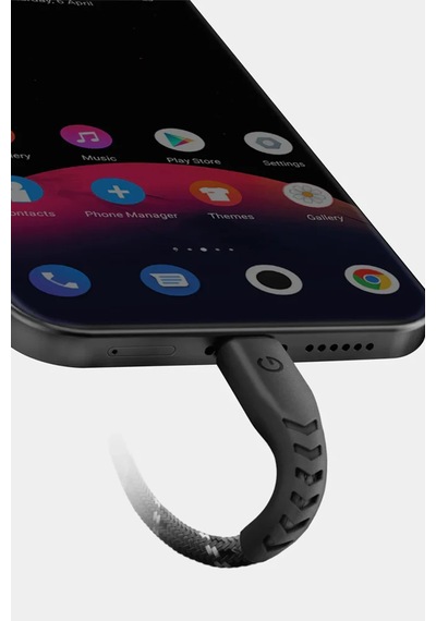 Nyloflex Usb 2.0 3m 3a Usb To Type-c Hızlı Şarj Kablo - Siyah