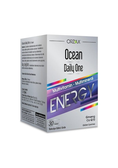 Ocean Daily One Energy 30 Tablet - Takviye Edici Gıda