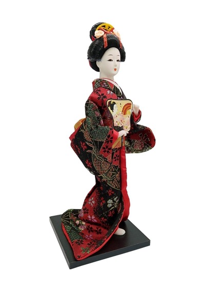 Japon Kimonolu Geyşa Bebek Kabuki Biblo 30 Cm No.21 Anime