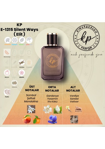 Kimyagerden E-1315 Erkek Parfüm EDP 50 ML
