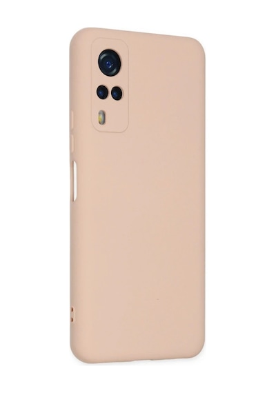 Vivo Y53s Kılıf Nano İçi Kadife Silikon - Pudra 0.2M-Çok Renkli