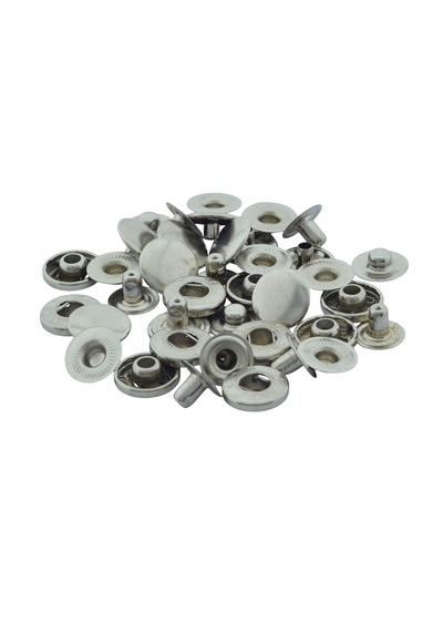 14mm 10 Adet Nikel Gümüş Renk Çıt Çıt Set