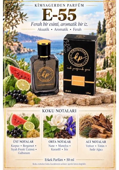 KP E-55 Erkek Parfüm EDP 50 ML