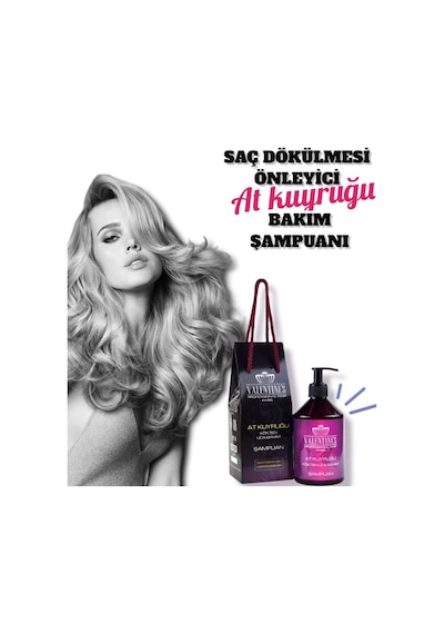 Valentines Pofessional At Kuyruğu Dökülme Önleyici Şampuan 500 ML