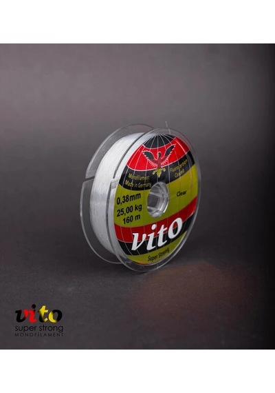Vito Süper Strong Monoflament Şeffaf Misina 160 Metre 0,38mm - Standart