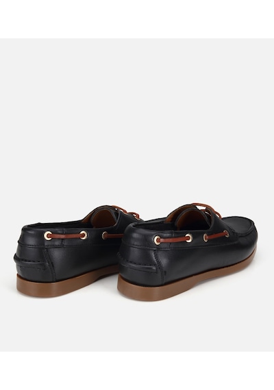 Hotiç Erkek Deri Siyah Bağcık Detaylı Günlük Loafer 02ayh319730a100 02ayh319730a100