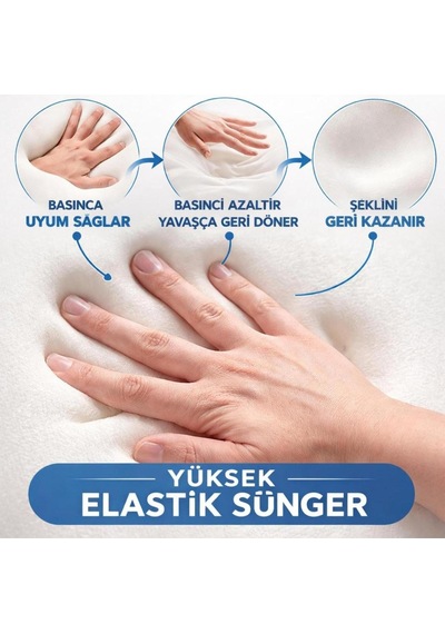 Vıscora Premium Ortopedik Destek Yastığı Çok Amaçlı Kalça & Bel Destek Minderi, Hamilelik, Uyku Ve Gri