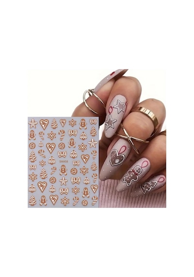3d Yapışkan Sticker Tırnak Dövmesi Nail Art 34016380