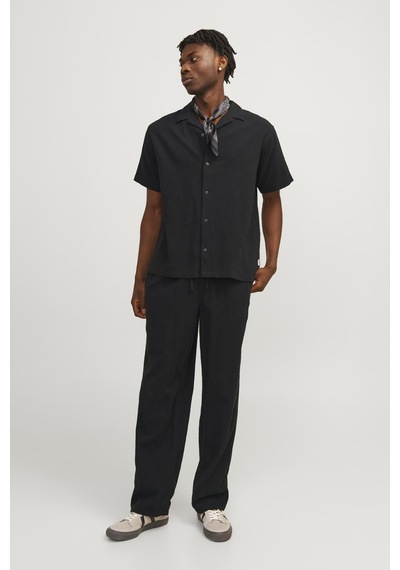 Jack & Jones Erkek Gömlek 12255781 Siyah Siyah