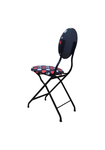Katlanabilir İskanbil Desenli Metal Sandalye